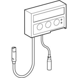 Module de commande Geberit pour commande d'urinoir 599061000 type 500, fonctionnement sur batterie