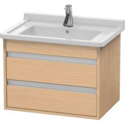 Duravit Ketho meuble sous-vasque KT664303030 65 x 45,5 cm, Eiche natur , 2 tiroirs, suspendu