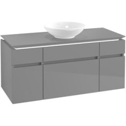 Villeroy und Boch Villeroy & Boch Legato Villeroy & Boch B578L0FP 120x55x50cm, avec éclairage LED, Glossy Grey
