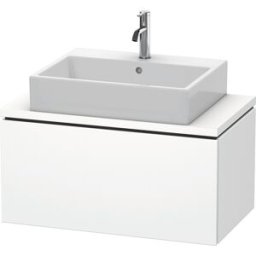 L-Cube Duravit vasque LC580201818 82 x 47,7 cm, blanc mat, pour console, 2000 coulissant