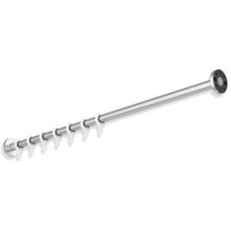 Hewi System 900 rideaux match0 900.34.40SXA Inox sol mat, d = 25mm, variable