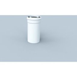 Raccord de chaudière Bertrams Polyline LAS 41KA60 pour prise de chaudière DN 60/100, blanc