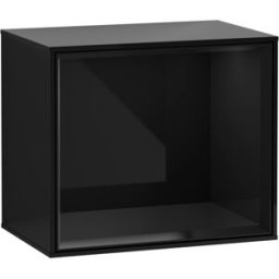 Villeroy und Boch Villeroy et Boch module d' Finion G590PHPH 41.8x35.6cm, station de charge, emotion, étagère noir brillant, Glossy Black Lacquer