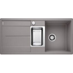 Blanco évier 519114 99x49cm, PuraDur alumetallic, réversible, avec télécommande de vidange / Accessoires