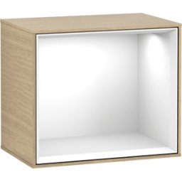 Villeroy und Boch Villeroy et Boch module d' Finion F580GFPC 41.8x35.6x27cm, étagère Glossy White , Oak Veneer