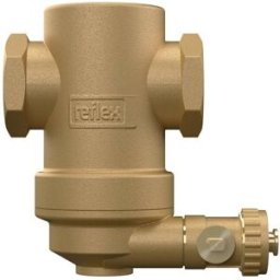 Séparateur de boues Reflex Exdirt 9256010 D 3/4 M, horizontal, 110 °C, 10 bar, insert magnétique, laiton