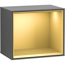 Villeroy und Boch Villeroy et Boch module d' Finion G590HFGK 41.8x35.6cm, station de charge, emotion, étagère or mat, anthracite mat