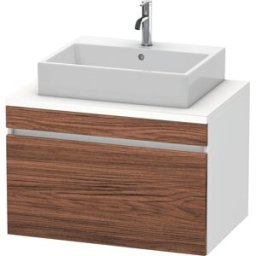 Duravit DuraStyle vasque match0 DS531202118 80 x 54,8 cm, blanc foncé / match2 mat, pour console, coulissant 2000