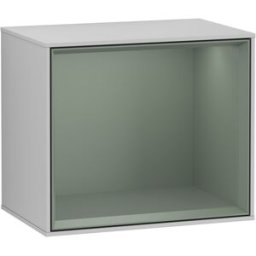 Villeroy und Boch Villeroy et Boch module d' Finion G590GMGJ 41.8x35.6cm, station de charge, Emotion, étagère Olive Matt, Gris clair mat