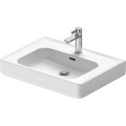 Duravit Soleil by Starck lavabo 2376650000 65 x 48 cm, blanc , avec trou pour robinetterie, trop-plein, plate-forme pour trou pour robinetterie