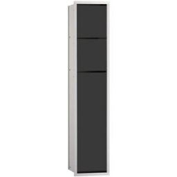 Emco Asis 975027550 Modules toilettes Box pour Porte-papier, porte-papier de réserve ou porte papier humide, porte-balai de WC