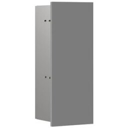 Emco Asis Pure module de brosse WC dissimulé 975551504 170x435mm, charnière à gauche, gris diamant