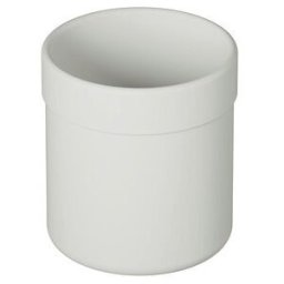 Hewi 477 mug 477.04B02097 gris clair, fond plat, mat