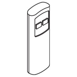Hewi S 50 télécommande 65056 pour Module WC réglable en hauteur