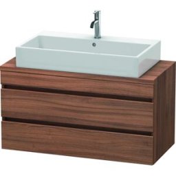 Duravit DuraStyle vasque DS530907979 100 x 47,8 cm, noyer naturel, pour console, 2 tiroirs