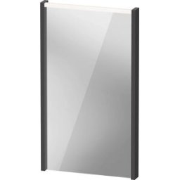 Duravit D-Code miroir DC7075049490000 400x700x48, graphite mat, avec éclairage LED