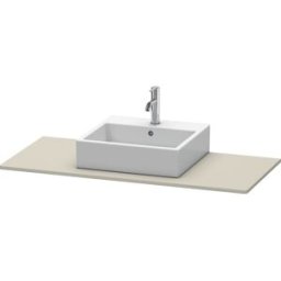 console Duravit XSquare XS060F06060 120x55cm, avec découpe 2000 , Taupe