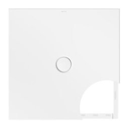 Bette BetteFloor zone de douche 8731-430T1 110x80cm, Mini -support de baignoire, café