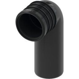 Coude de raccordement WC TECEprofil 9820134 DN 90/90, PP, pour modules de cloison sèche