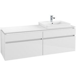 Villeroy und Boch Villeroy & Boch Legato Villeroy & Boch B691L0DH 160x55x50cm, avec éclairage LED, Glossy White