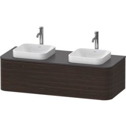Happy D.2 Duravit match0 HP4943B6969 35,4 x 130 x 55 cm, coulissant 2000 , pour console, noyer brossé