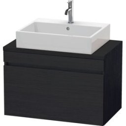 Duravit DuraStyle meuble sous-vasque DS530201616 80 x 47,8 cm, Eiche schwarz , pour console, 2000 coulissant