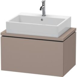 L-Cube Duravit vasque LC580104343 72 x 47,7 cm, basalte mat, pour console, coulissant 2000