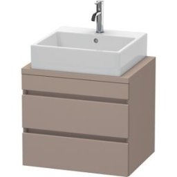 Duravit DuraStyle vasque DS530504343 60 x 47,8 cm, basalte mat, pour console, 2 tiroirs