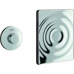 Télécommande manuelle pneumatique Grohe Commande à bouton-poussoir, chrome
