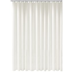 Keuco Plan Rideau de douche Flame CS 14944000420 200 x 200 cm, 11 œillets, blanc cassé