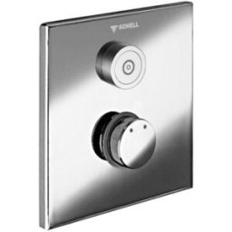 Schell Linus chromé plaque frontale en laiton match0, électronique tactile CVD, pour eau mitigée