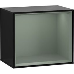 Villeroy und Boch Villeroy et Boch module d' Finion Villeroy et Boch FD10GMPH 41,8x35,6x27cm, étagère olive mat, Glossy Black Lacquer