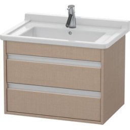 Ketho Duravit vasque KT664307575 65 x 45,5 cm, lin, 2 tiroirs, suspendu