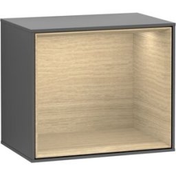 Villeroy und Boch Villeroy et Boch module d' Finion G590PCGK 41.8x35.6cm, station de charge, emotion, étagère Oak Veneer , anthracite mat