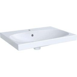 Geberit Acanto lavabo 500621012 65 x 48,2 cm, avec trou pour robinetterie, avec trop-plein, blanc