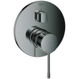 Grohe Essence set de finition 24169A01 raccord à encastrer avec inverseur 3 voies, graphite dur