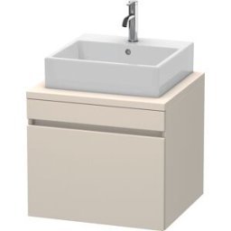 Duravit DuraStyle vasque match0 DS531009191 60 x 54,8 cm, taupe, pour console, coulissant 2000