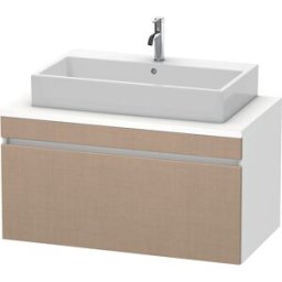 Duravit DuraStyle vasque DS531407518 100 x 54,8 cm, lin / blanc mat, pour console, coulissant 2000