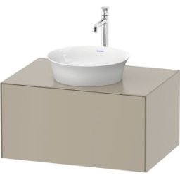 Duravit White Tulip WT497506060 80 x 55 cm, Taupe Seidenmatt , 2000 , coulissant 2000 , plaque console match3