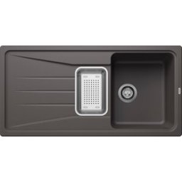 Blanco Sona 6 S évier 519681100 x 50 cm, PuraDur gris roche, réversible, avec cuve, sans télécommande de vidange
