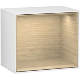 Villeroy und Boch Villeroy et Boch module d' Finion G580PCGF 41.8x35.6x27cm, Emotion, étagère Oak Veneer , laqué blanc brillant