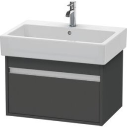 Ketho Duravit vasque KT668404949 65 x 44 cm, graphite mat, 2000 , suspendu