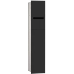 Emco Asis module 2. 1930 WC module 975427551 noir, 170x811 mm, charnière gauche, encastré