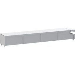 Couvercle de réservoir Geberit 243440TA1 aluminium brossé, pour module sanitaire Monolith