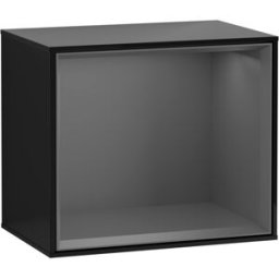 Villeroy und Boch Villeroy et Boch module d' Finion F580GKPH 41.8x35.6x27cm, étagère Antracite Matt, Glossy Black Lacquer