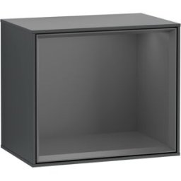 Villeroy und Boch Villeroy et Boch module d' Finion F590GKHG 41.8x35.6x27cm, station de charge, étagère Antracite Matt, Midnight Blue Matt Lacquer