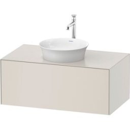 Duravit White Tulip meuble sous-vasque WT497603939 100 x 55 cm, Nordic Weiß Seidenmatt , 2000 , coulissant 2000 , plaque console match3