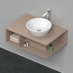 Duravit D-Neo DE495807575 80 x 55 cm, Lin , 2000 compartiment, 2000 console console, montage mural