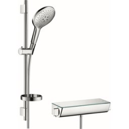 Hansgrohe ensemble de douche Ecostat Select 150 2703600 chromé , DN 15, barre 65 cm, avec thermostat de douche