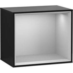 Villeroy und Boch Villeroy et Boch module d' Finion F580GJPH 41.8x35.6x27cm, étagère gris clair, Glossy Black Lacquer